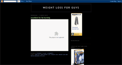 Desktop Screenshot of bigguysweightloss.blogspot.com