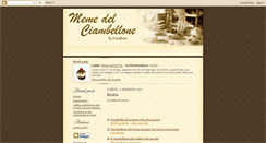 Desktop Screenshot of memeciambellone.blogspot.com