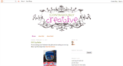 Desktop Screenshot of contagiouslycreative.blogspot.com