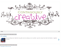 Tablet Screenshot of contagiouslycreative.blogspot.com