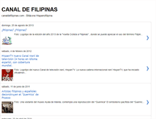 Tablet Screenshot of canaldefilipinas.blogspot.com