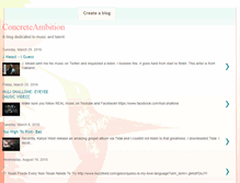 Tablet Screenshot of concreteambition.blogspot.com