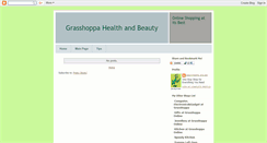 Desktop Screenshot of grasshoppahealth.blogspot.com