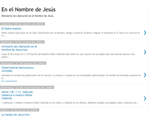 Tablet Screenshot of ennombredejesus.blogspot.com