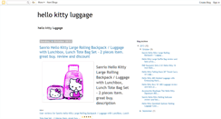 Desktop Screenshot of best-hellokittyluggage-reviewed.blogspot.com