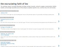Tablet Screenshot of excruciatingfaith.blogspot.com