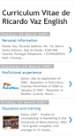 Mobile Screenshot of cvricardovazenglish.blogspot.com