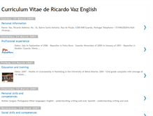 Tablet Screenshot of cvricardovazenglish.blogspot.com