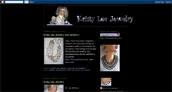 Desktop Screenshot of kristyleejewelry.blogspot.com