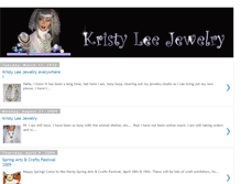 Tablet Screenshot of kristyleejewelry.blogspot.com