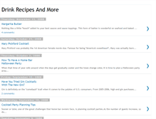 Tablet Screenshot of drinkrecipesandmore.blogspot.com