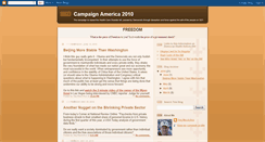 Desktop Screenshot of campaignamerica10.blogspot.com