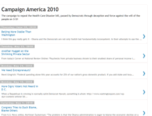 Tablet Screenshot of campaignamerica10.blogspot.com