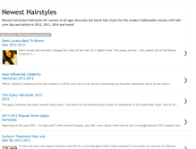 Tablet Screenshot of newest-hairstyles.blogspot.com