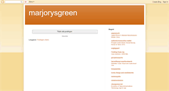 Desktop Screenshot of marjorysgreen.blogspot.com