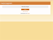 Tablet Screenshot of marjorysgreen.blogspot.com