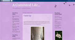 Desktop Screenshot of evey-acontentedlife.blogspot.com