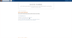 Desktop Screenshot of kayinparke.blogspot.com