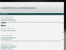 Tablet Screenshot of cibertertulia.blogspot.com