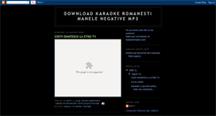 Desktop Screenshot of manele-karaoke-negative.blogspot.com