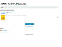 Tablet Screenshot of mlmsoftwareconsultancy.blogspot.com