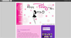 Desktop Screenshot of misspinkyroom.blogspot.com