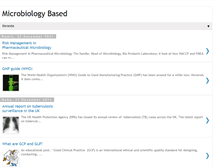 Tablet Screenshot of microbiologybased.blogspot.com