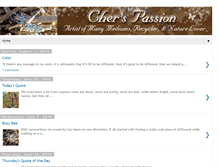 Tablet Screenshot of cherspassion.blogspot.com