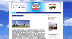 Desktop Screenshot of listacivicaarcobaleno.blogspot.com