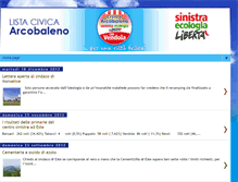 Tablet Screenshot of listacivicaarcobaleno.blogspot.com