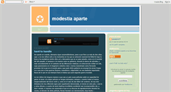 Desktop Screenshot of modestiaaparte.blogspot.com