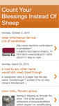 Mobile Screenshot of countyourblessingsinsteadofsheep.blogspot.com