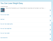 Tablet Screenshot of easyloseweight.blogspot.com