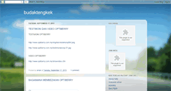 Desktop Screenshot of budak-tengkek.blogspot.com