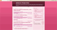 Desktop Screenshot of derechoprobatorio4d.blogspot.com