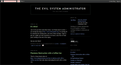 Desktop Screenshot of evilsysadmin.blogspot.com