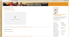 Desktop Screenshot of barnabasfellowship.blogspot.com