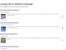 Tablet Screenshot of livinglifeincolorfulcolorado.blogspot.com