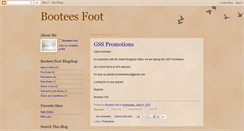 Desktop Screenshot of booteesfoot.blogspot.com