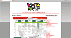 Desktop Screenshot of portopoesia.blogspot.com