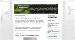 Desktop Screenshot of bcbirdalert.blogspot.com