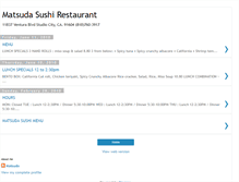 Tablet Screenshot of matsudasushi.blogspot.com