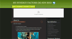 Desktop Screenshot of mysynergyfactors.blogspot.com