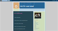 Desktop Screenshot of mamisira-neatnitwit.blogspot.com