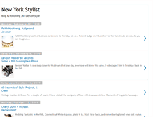 Tablet Screenshot of newyorkstylist.blogspot.com