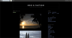 Desktop Screenshot of odiofastidio.blogspot.com