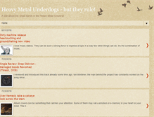 Tablet Screenshot of metalunderdogs.blogspot.com