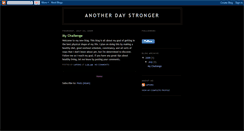 Desktop Screenshot of anotherdaystronger.blogspot.com