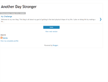Tablet Screenshot of anotherdaystronger.blogspot.com