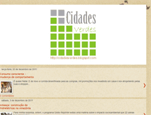 Tablet Screenshot of cidadesverdes.blogspot.com